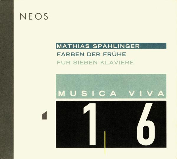 Mathias Spahlinger - Farben der Frühe - NEOS Music